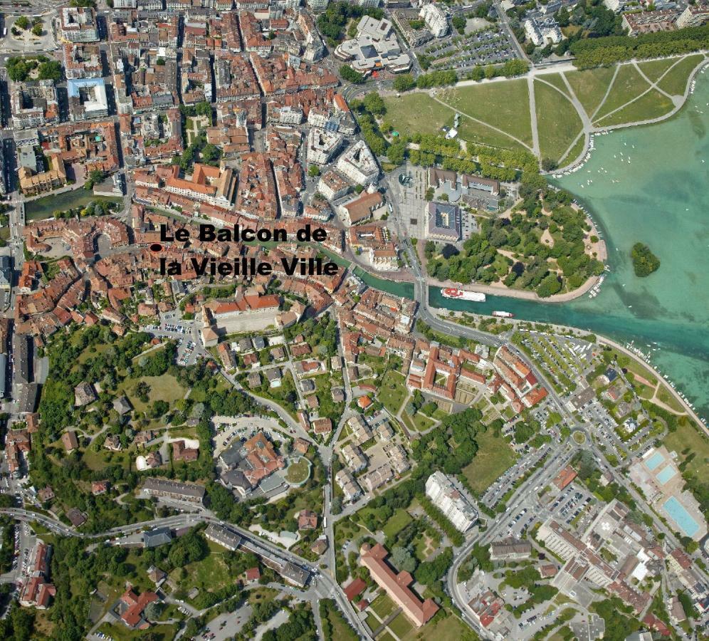 Le Balcon De La Vieille Ville Аннесі Екстер'єр фото